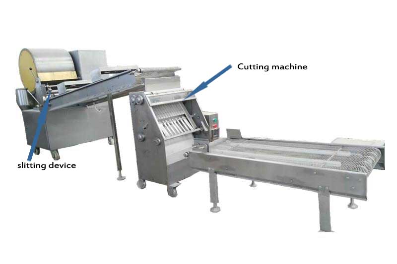 Spring rolls wrapper production line machiery,Samosa pastry sheet production line