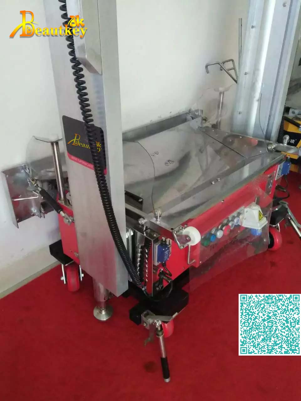 Model 8 High quality building machine automatic rendering wall plastering machine