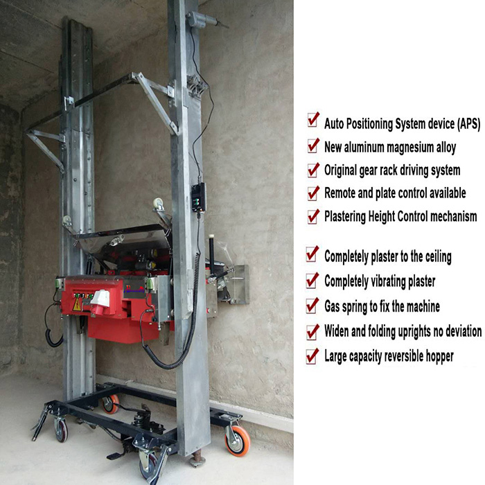 Most Portable Automatic Wall Plastering Machine