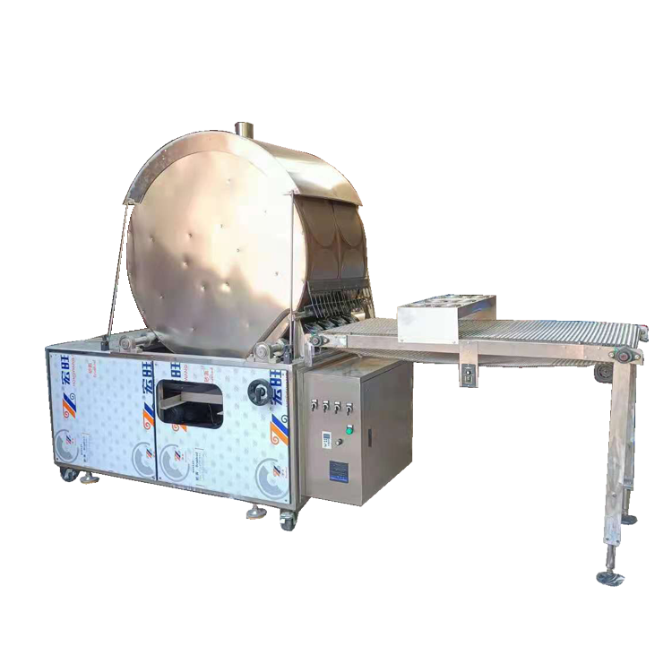 Automatic gas heating Injera Sheet Baking Production Line Wrapper Maker Mini Spring Roll Pastry Making Machine