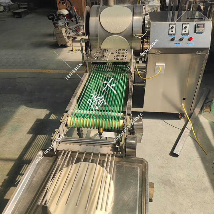 Automatically Filipino Chicken lumpia Shanghai wrapper machine,spring roll /crepe pastry sheet forming machine 