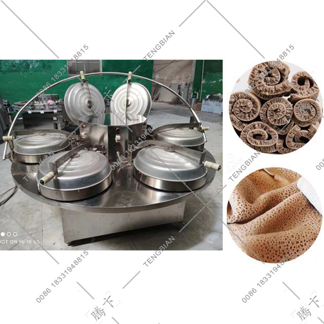 automatic round continuous injera making machine