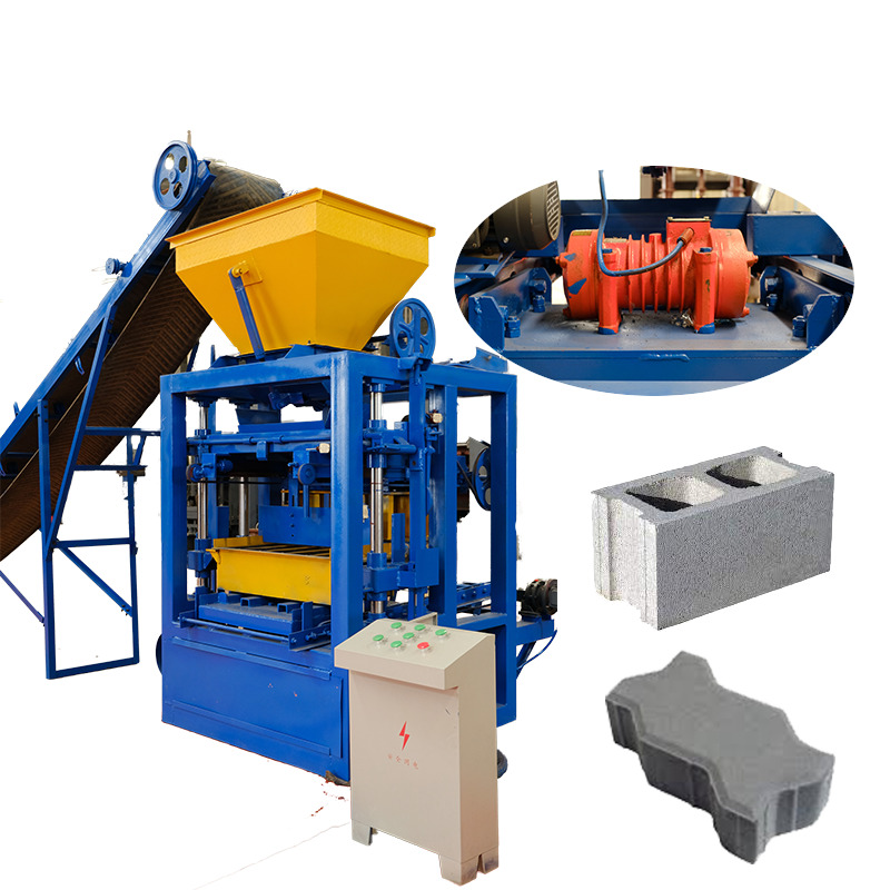 TB4-25 Small Concrete Block Hydraulic Machine Cheap Brick Making Machine Machine Manual Block Brick Factory Concrete