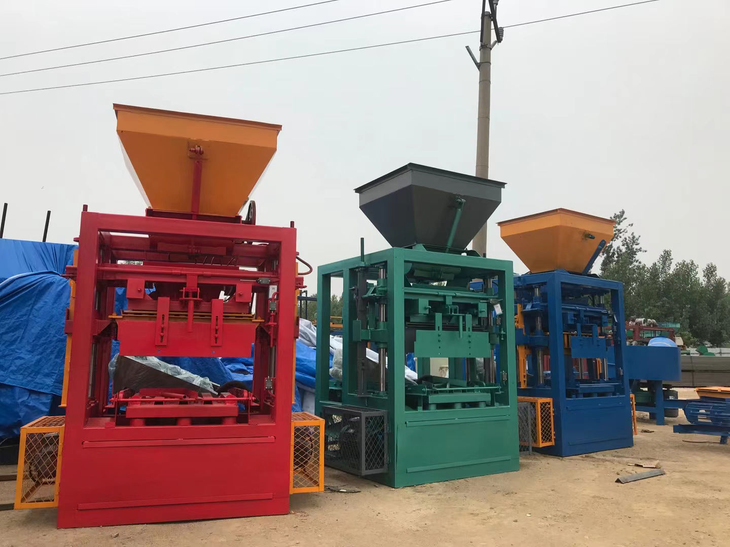 TB4-25 Small Concrete Block Hydraulic Machine Cheap Brick Making Machine Machine Manual Block Brick Factory Concrete