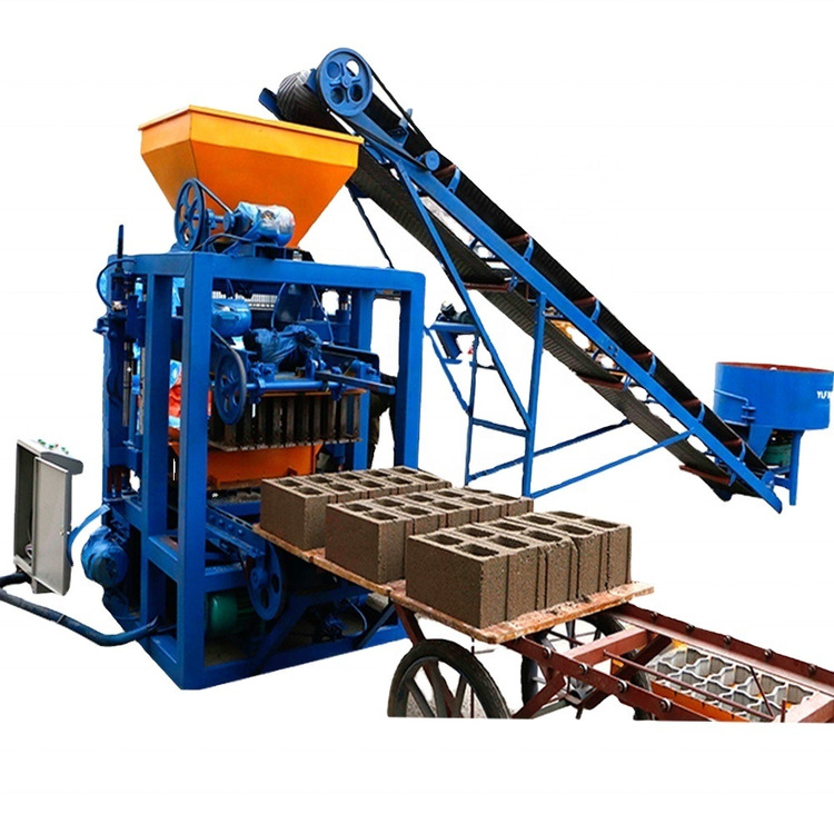 TB4-25 Small Concrete Block Hydraulic Machine Cheap Brick Making Machine Machine Manual Block Brick Factory Concrete