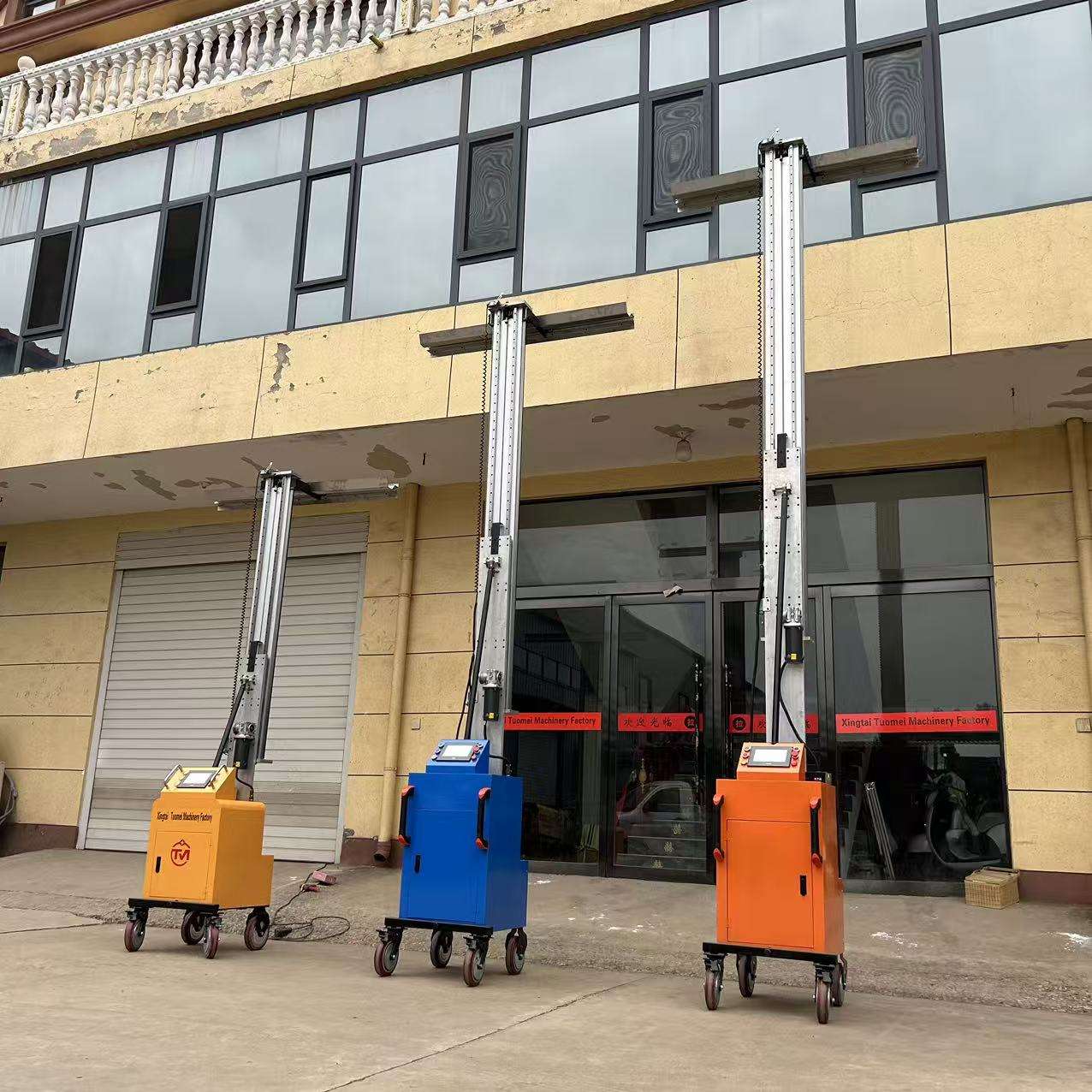 Construction Automatic Wall Rendering Screeding Robot Cement Mortar Wall Plaster Equipment