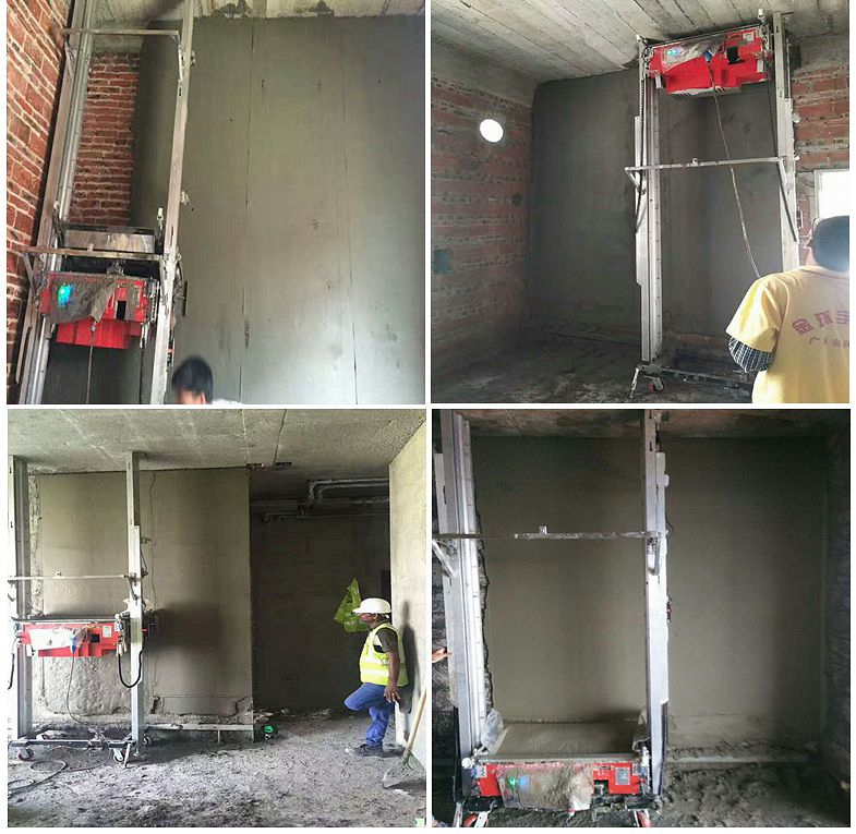 Wall rendering machine 