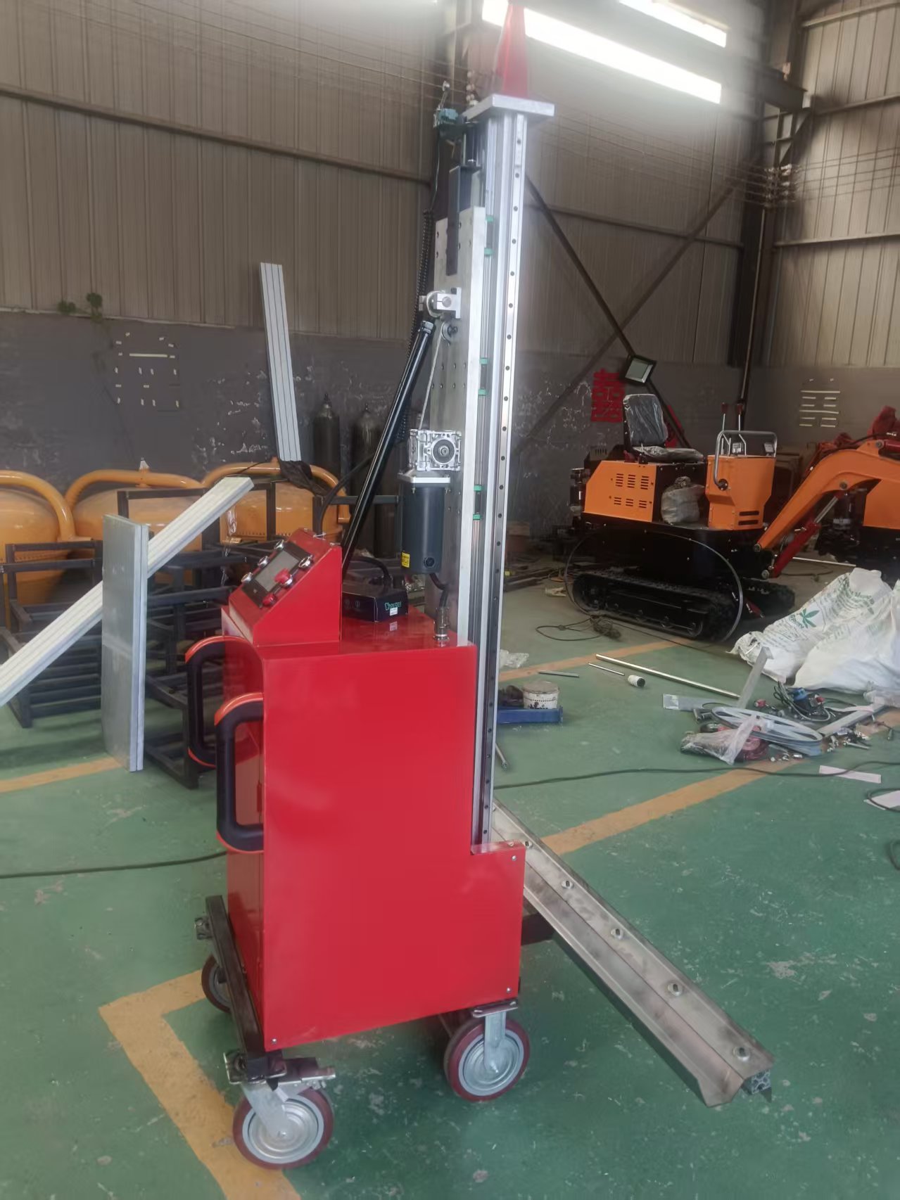 auto wall screeding machine