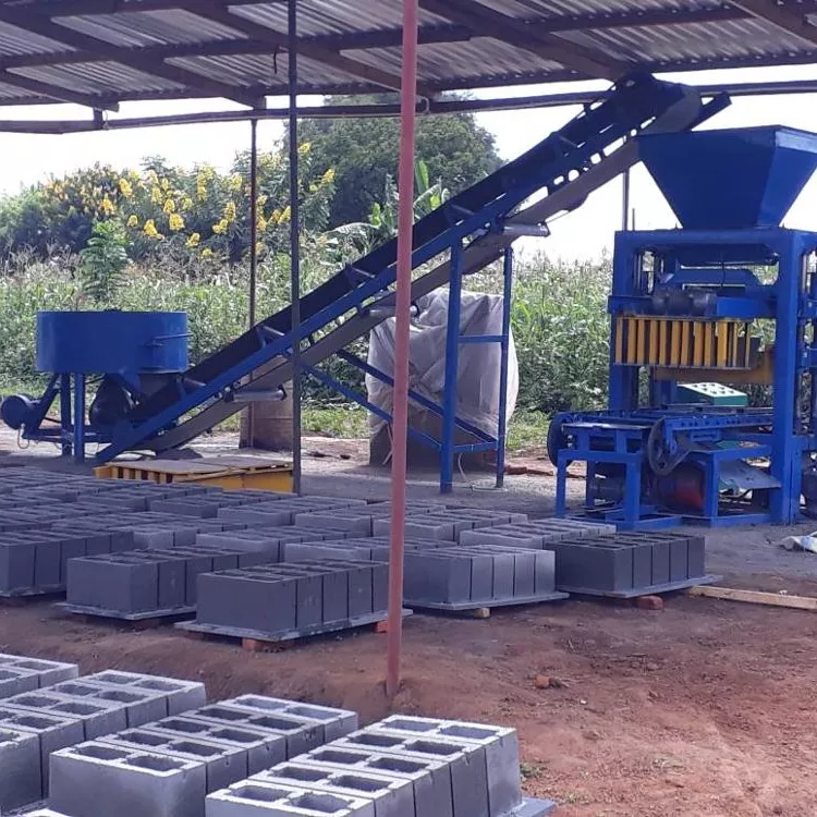 hallow block brick making machine