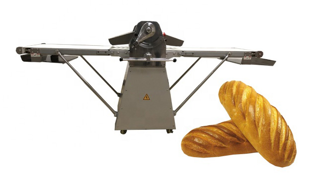 Bread dough sheeter machine