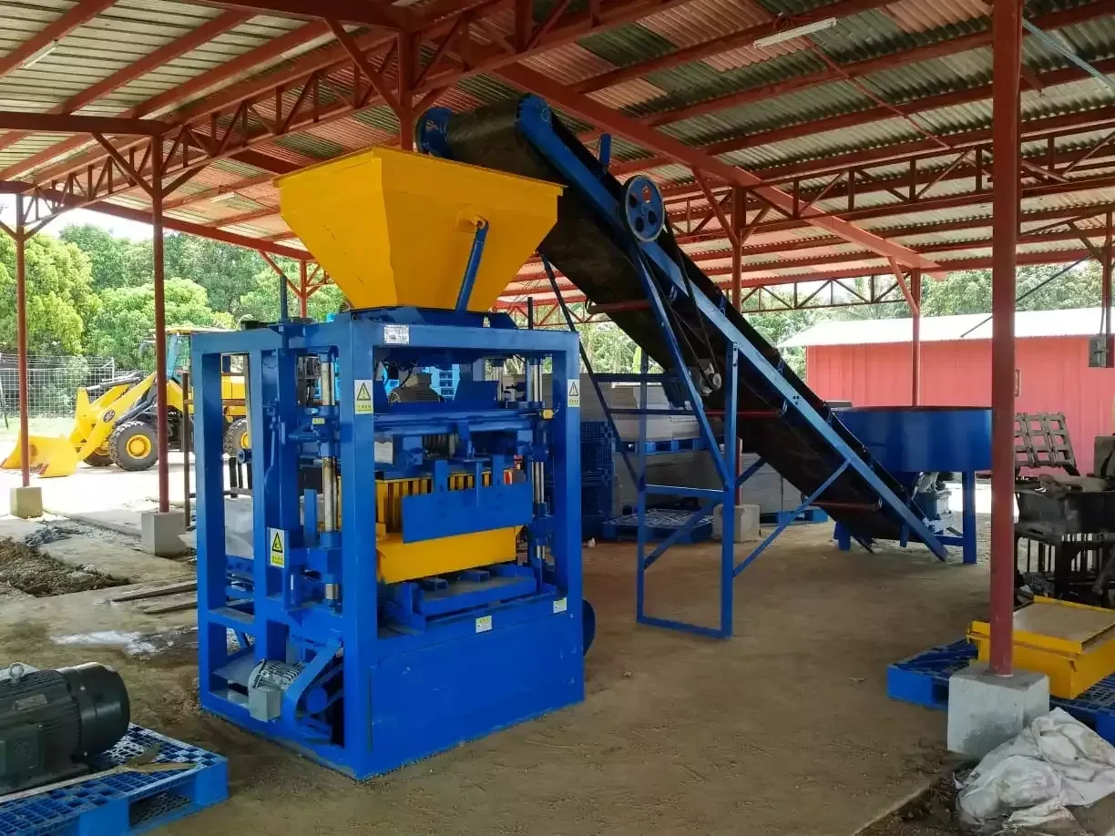 diesel engine block and brick making machine