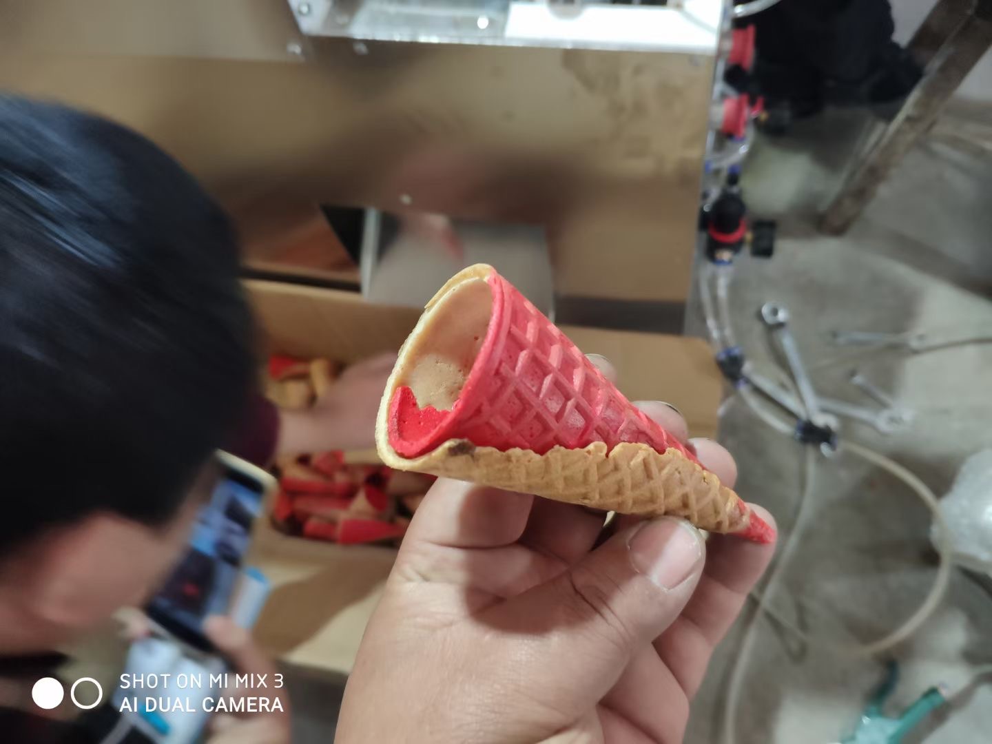 Ice Cream Cone Wafer Biscuit Machine