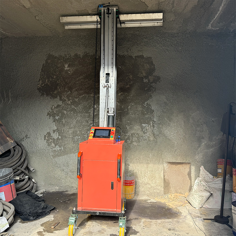 robot plaster machine for cement gypsum mortar wall finishing